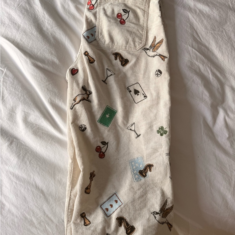 Maeve Cream Corduroy Pants - Picture 8 of 9